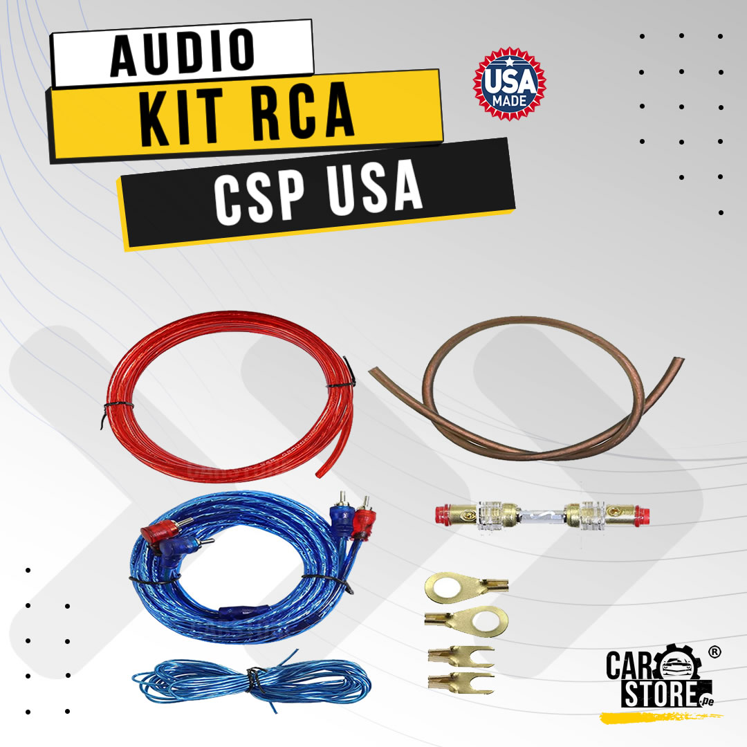 Kit Cables RCA Americano - CarStore Peru