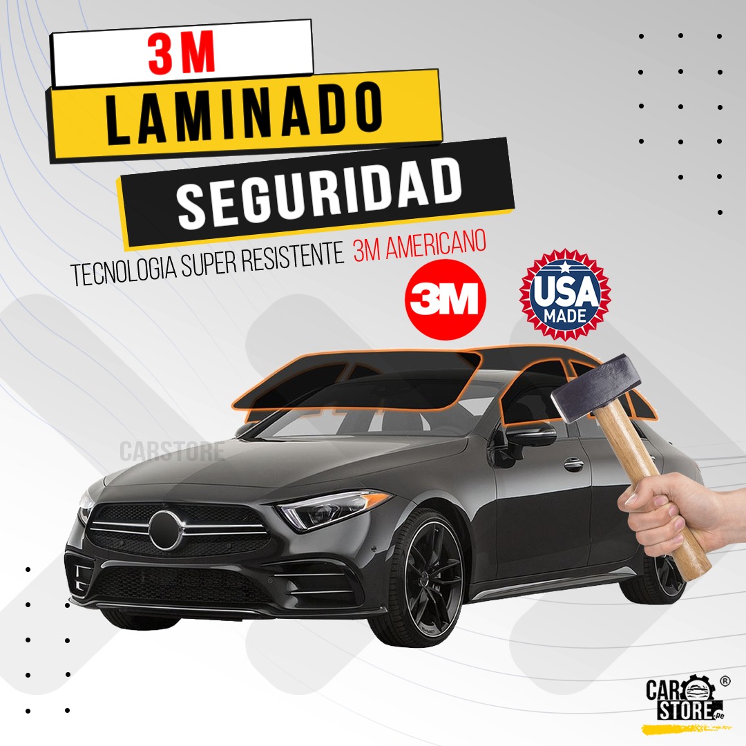 Permanece Generador Brutal Laminas de Seguridad 3M - CarStore Peru